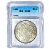 1921 Morgan Silver Dollar ICG MS65