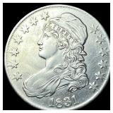 1831 Capped Bust Half Dollar CHOICE AU