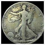 1927-S Silver Walking Liberty Half Dollar NICELY C