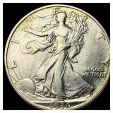 1936-D Silver Walking Liberty Half Dollar CLOSELY