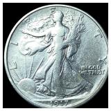 1917-S Silver Walking Liberty Half Dollar NEARLY U
