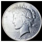 1925-S Silver Peace Dollar NEARLY UNCIRCULATED