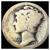 1921 Silver Mercury Dime NICELY CIRCULATED