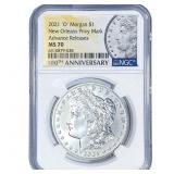2021-O Morgan Silver Dollar NGC MS70