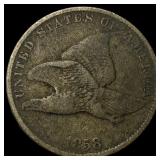 1858 Flying Eagle Cent ABOUT UNCIRCULATED