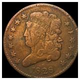 1828 Classic Head Half Cent LIGHTLY  CIRCULATED