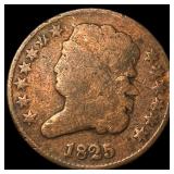 1825 Classic Head Large Cent LIGHTLY  CIRCULATED