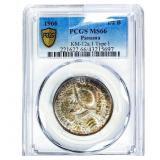 1966 1/2 B Panama  PCGS MS66 Type 1
