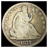1877 Seated Liberty Half Dollar NICELY CIRCULATED