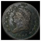 1814 Classic Head Large Cent LIGHTLY CIRCULATED