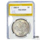 1882-O Morgan Silver Dollar PGA MS64