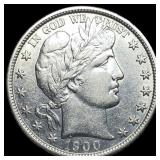 1900 Barber Half Dollar CLOSELY UNCIRCULATED