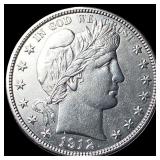 1912 Silver Barber Half Dollar CLOSELY  UNCIRCULA