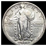 1918-S Silver Standing Liberty Quarter CLOSELY UNC