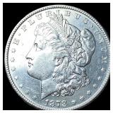 1878 Silver Morgan Dollar CLOSELY UNCIRCULATED