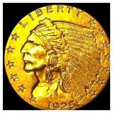 1925 Indian Head Gold $2.50 Quarter Eagle CLOSELY