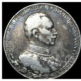 1913 Germany Prussia Silver 2 Marks Toned