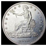 1878-S Silver Trade Dollar CLOSELY UNCIRCULATED