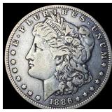 1886-O Silver Morgan Dollar LIGHTLY CIRCULATED