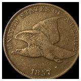 1857 Flying Eagle Cent LIGHTLY CIRCULATED