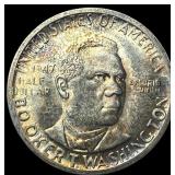 1947-S Silver Booker T. Washington Half Dollar CHO