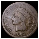 1868 Indian Head Cent NICELY CIRCULATED