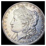 1886-S Silver Morgan Dollar ABOUT UNCIRCULATED