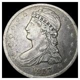 1837 Capped Bust Half Dollar NEARLY UNCIRCULATED
