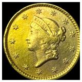 1853 Gold $1 Liberty Head Type 1 HIGH GRADE