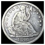 1840 Seated Liberty Half Dime LIGHTLY CIRCULATED