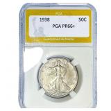 1938 Walking Liberty Half Dollar PGA PR66+