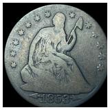 1853-O Silver Seated Liberty Half Dollar NICELY CI