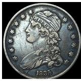 1835 Capped Bust Silver Quarter NEARLY UNCIRCULATE