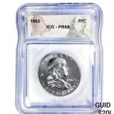 1962 Franklin Half Dollar ICG PR68