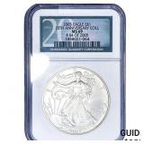 2005 Silver Eagle NGC MS69