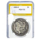 1900-O Morgan Silver Dollar PGA F15