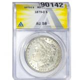 1879-O Morgan Silver Dollar ANACS AU58
