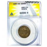 1883 Liberty Victory Nickel ANACS G4
