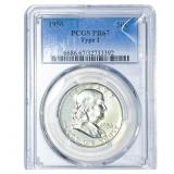 1956 Franklin Half Dollar PCGS PR67