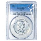 1956 Franklin Half Dollar PCGS PR67