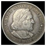 1893 Silver Columbian Expo Half Dollar  CLOSELY U