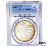 1889 Morgan Silver Dollar PCGS MS64