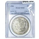 1904 Morgan Silver Dollar PCGS VF35