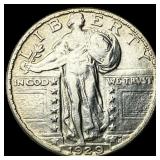 1929 Standing Liberty Silver Quarter CLOSELY  UNC