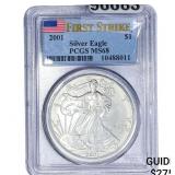 2001  PCGS MS68 1 oz SE First Strike