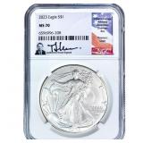 2023 Silver Eagle NGC MS70