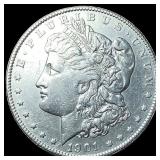 1901-S Silver Morgan Dollar CLOSELY UNCIRCULATED