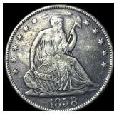 1858-S Silver Half Dollar HIGH GRADE