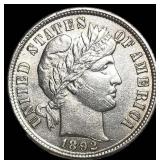1892 Silver Barber Dime UNCIRCULATED