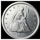 1875-S Silver Twenty Cents CLOSELY  UNCIRCULATED